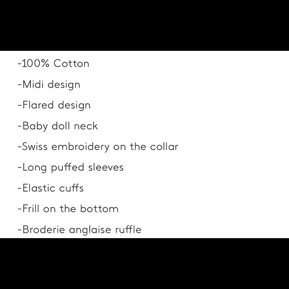 NWT- Mango- Broderie Anglaise Dress - Picture 7 of 7